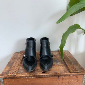 Circus Sam Edelman Black Leather Booties